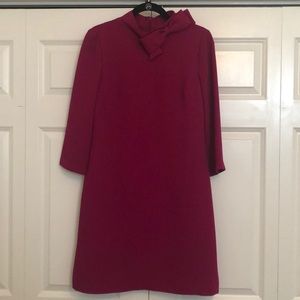 Nordstrom (Eliza J) Pink-Purple Bow Shift Dress